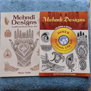 HENNA Mehndi Body Art Design Clip Art Book